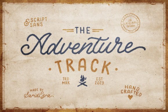 Adventure Track: A Versatile Script Handwritten Font for Designers