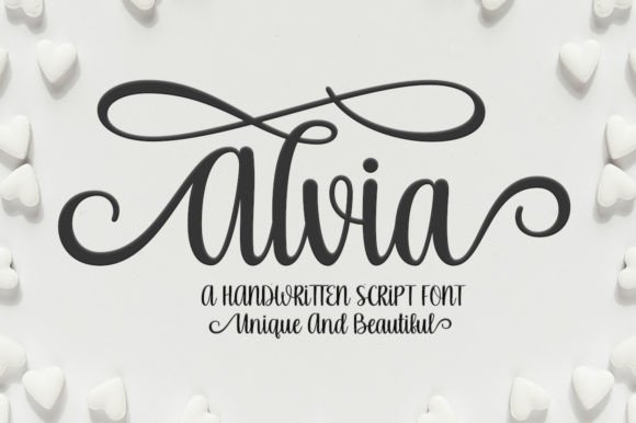 Alvia: A Versatile Script Font for Creative Designers