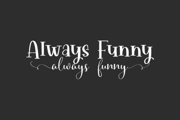 Always Funny Duo: A Playful Font for Handmade Creators