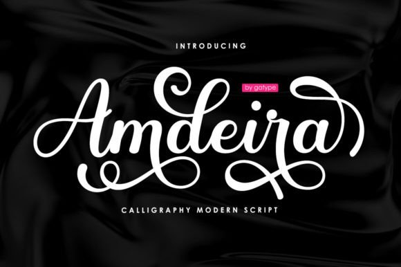 Amdeira: A Script Font for Elegant Digital Branding