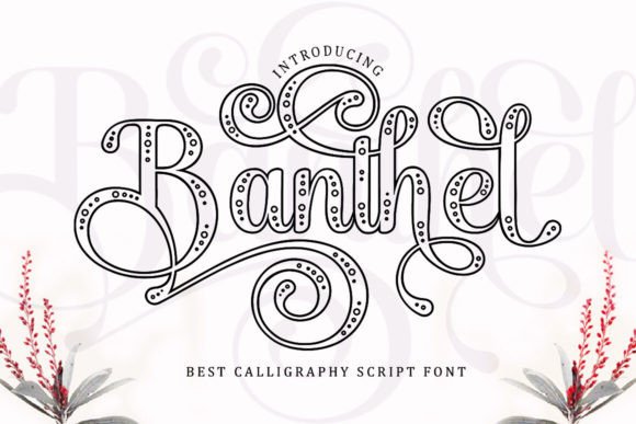 Banthel Outline: A Script Font for Elegant Digital Branding