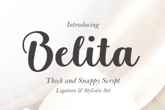 Belita: A Script Handwritten Font for Dynamic Branding and Social Media Campaigns