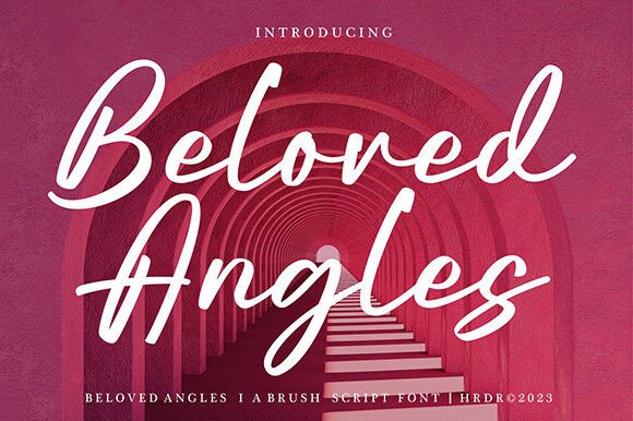 Beloved Angles: A Script Handwritten Font for Creative Makers