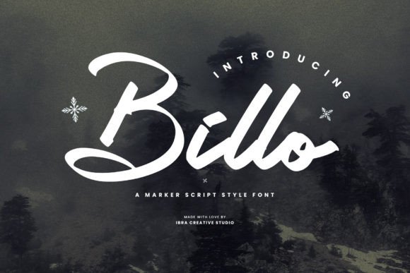 Billo: A Script Handwritten Font for Creative Branding