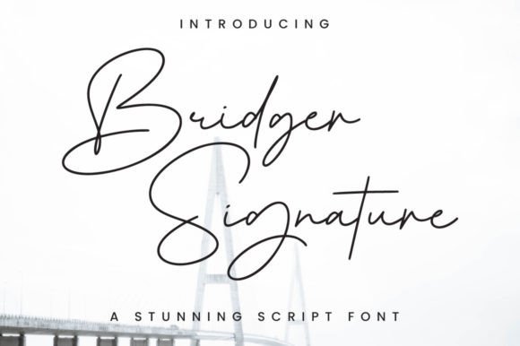 Bridger Signature: A Script Font for Timeless Branding
