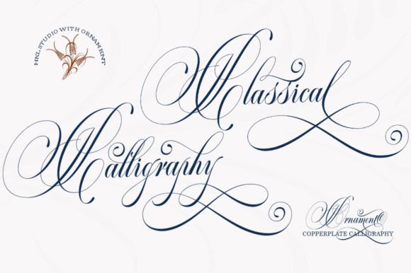 Classical Calligraphy for Creative Web Design and Branding