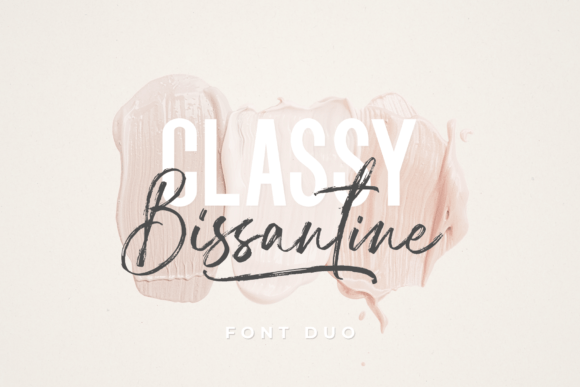 Classy Bissantine Duo for Editorial Design and Branding