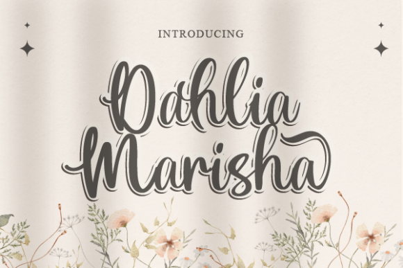 Dahlia Marisha: A Script Font for Creative Branding
