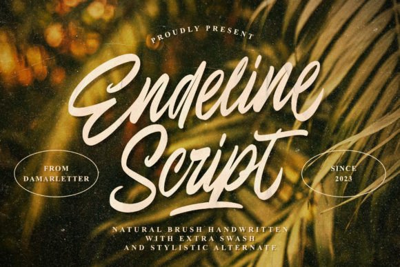 Endeline Script: A Font That Elevates Your Brand with Elegance and Versatility
