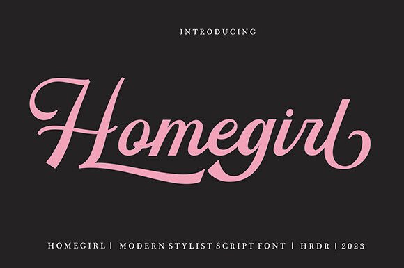 Homegirl Font for Modern Web Design and Branding