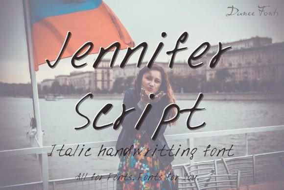 Jennifer Script: A Handwritten Font for Creative Crafters
