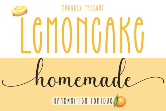 Lemoncake Homemade Duo: A Font for Elegant Digital Branding