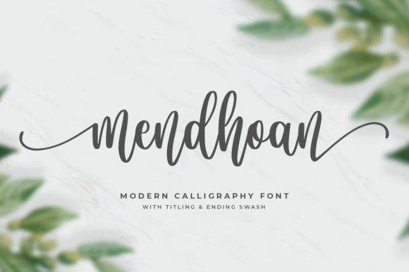 Mendhoan: A Script Font That Elevates Handmade Design