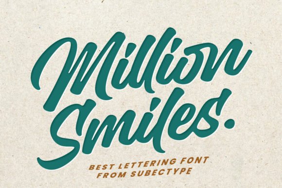 Million Smiles: The Font That Elevates Your Brand