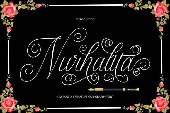 Nurhalita: A Script Handwritten Font for Creative Campaigns