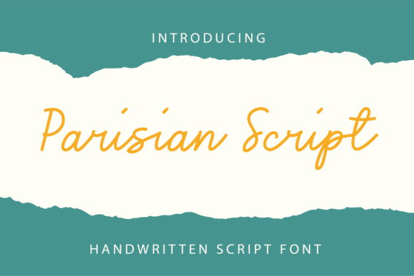 Parisian Script: A Timeless Font for Handmade Crafters and Designers