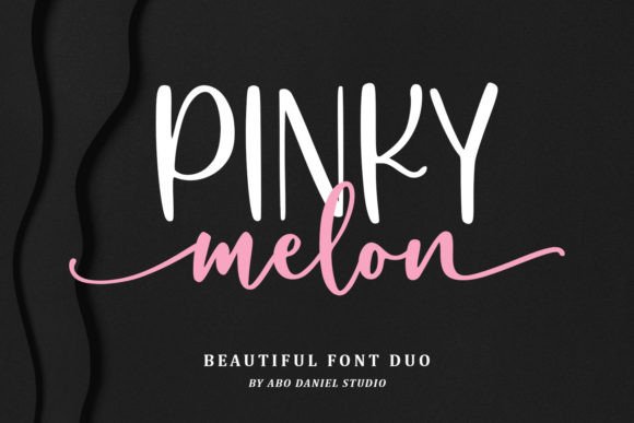 Pinky Melon: A Script Handwritten Font for Editorial Design and Branding