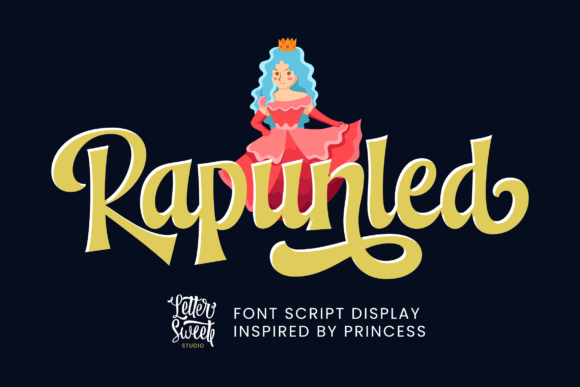 Rapunled: A Script Font for Editorial Design and Creative Branding