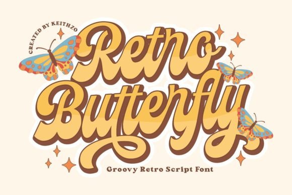 Retro Butterfly: A Font That Adds Soul to Your Brand