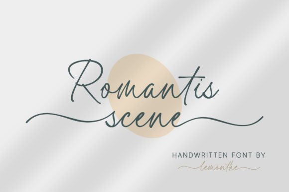 Romantis Scene: A Script Font for Elegant Editorial Design