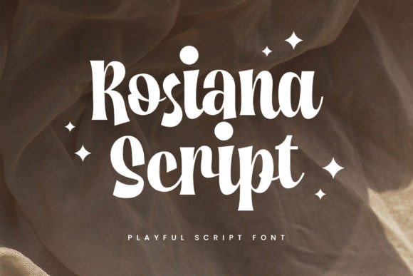 Rosiana Script for Creative Branding and Design Projects