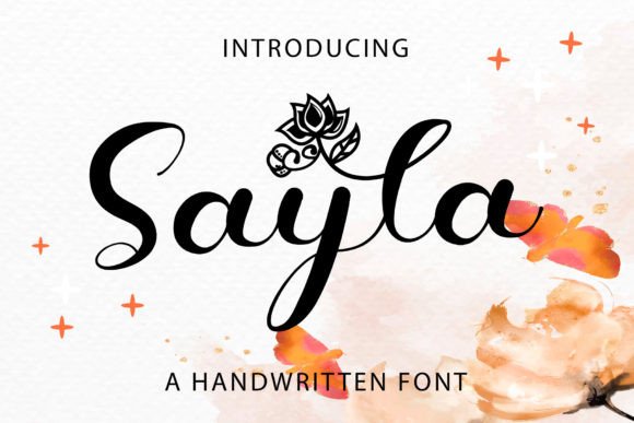Sayla: A Script Font for Elegant Editorial Design