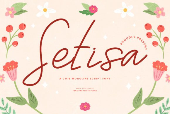 Setisa: A Script Font That Elevates Your Brand with Grace and Charm