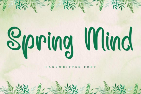 Spring Mind: A Script Font for Elegant Web Design