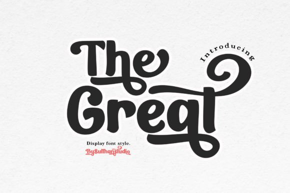 The Great for Vintage Branding and Creative Typography