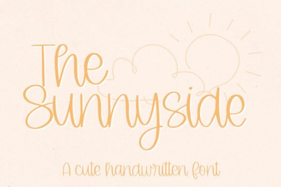 The Sunnyside: A Script Font for Editorial Design and Creative Expression