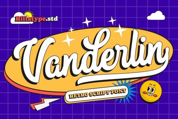Vanderlin: A Retro Script Font for Timeless Branding